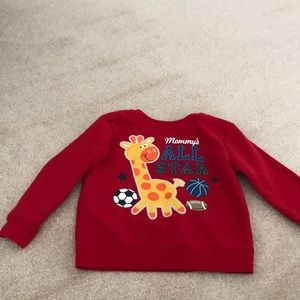 Adorable kids sweatshirt with matching sweatpants